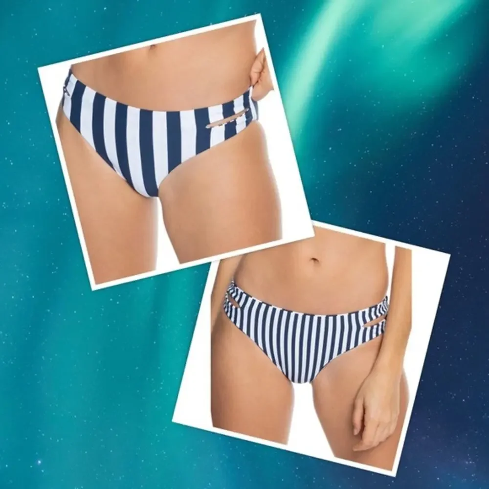 Roxy Parallel Paradiso Reversible Bikini Bottoms NWOT